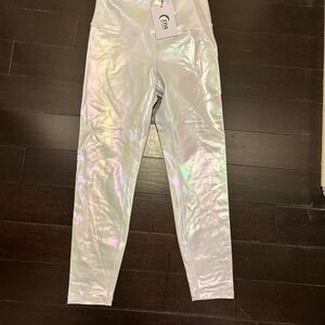ZYIA White Unicorn Luxe Leggings 7/8 24” NWT